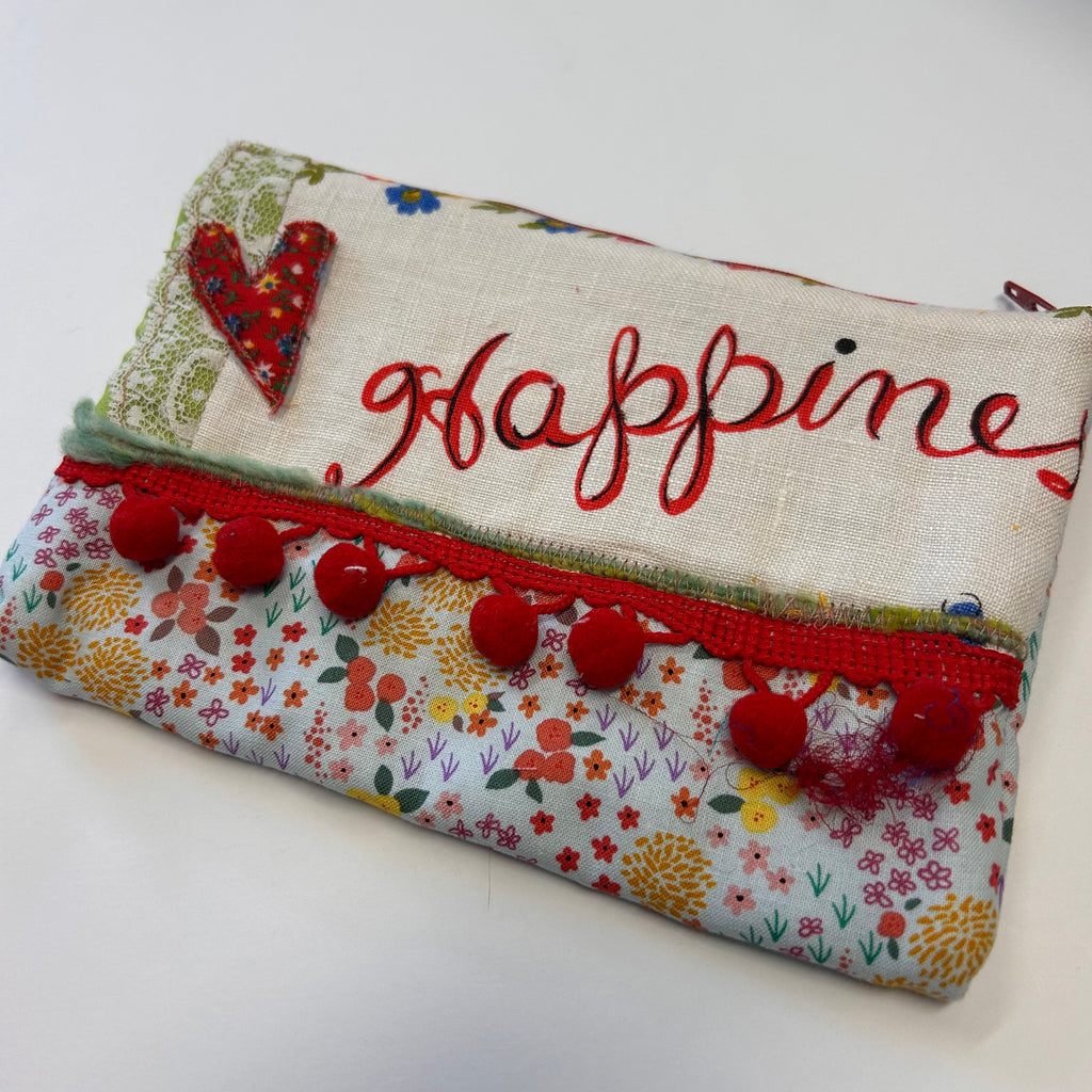 Happiness Zipper Pouch