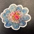 Blue Flower - watercolor sticker