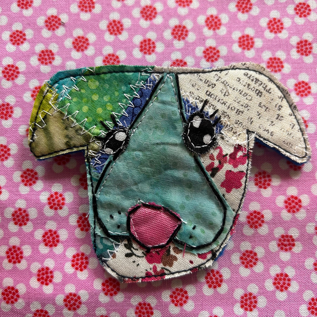Dog Patchwork Puppy Pins