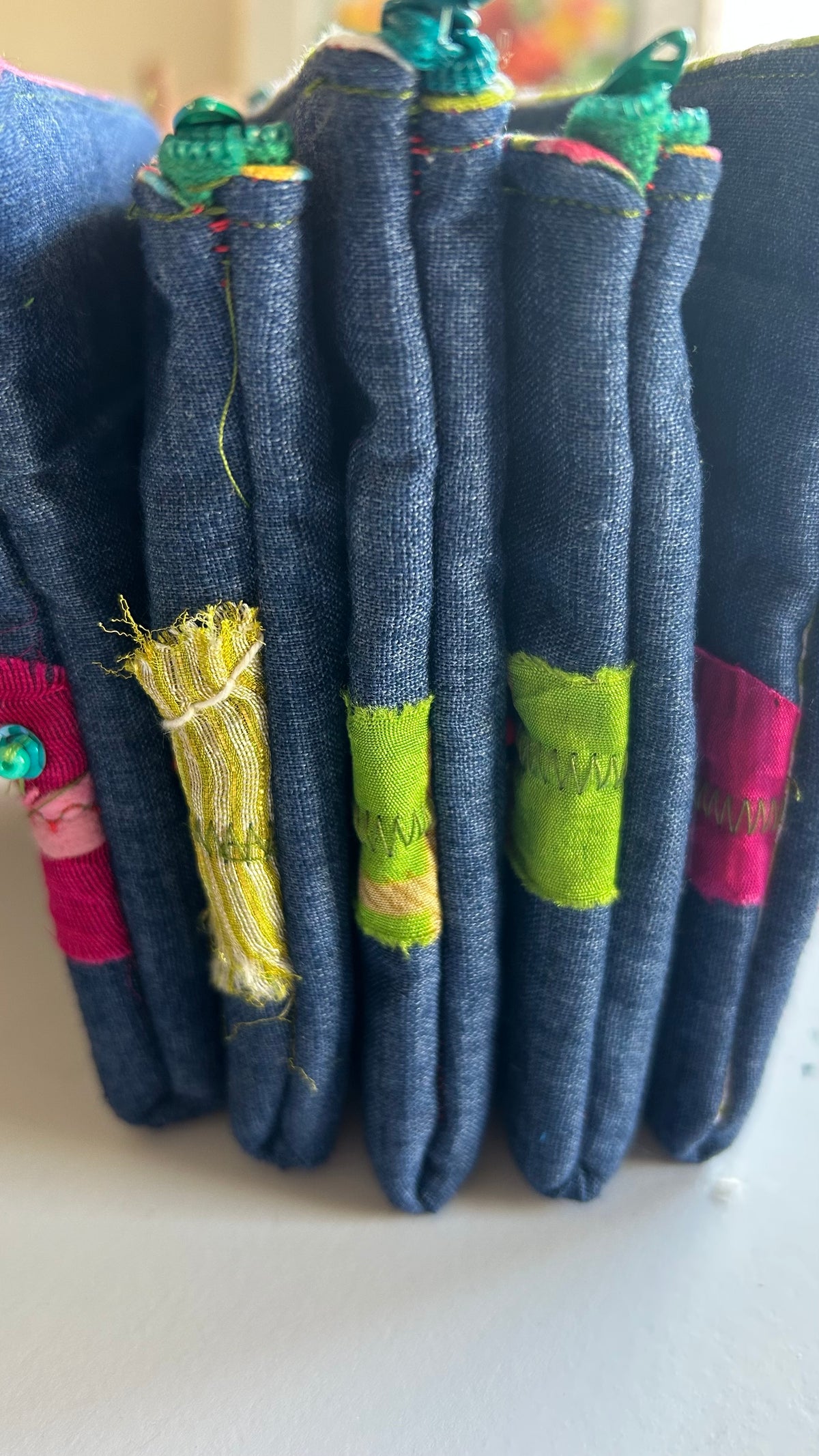 Denim Zipper Pouch