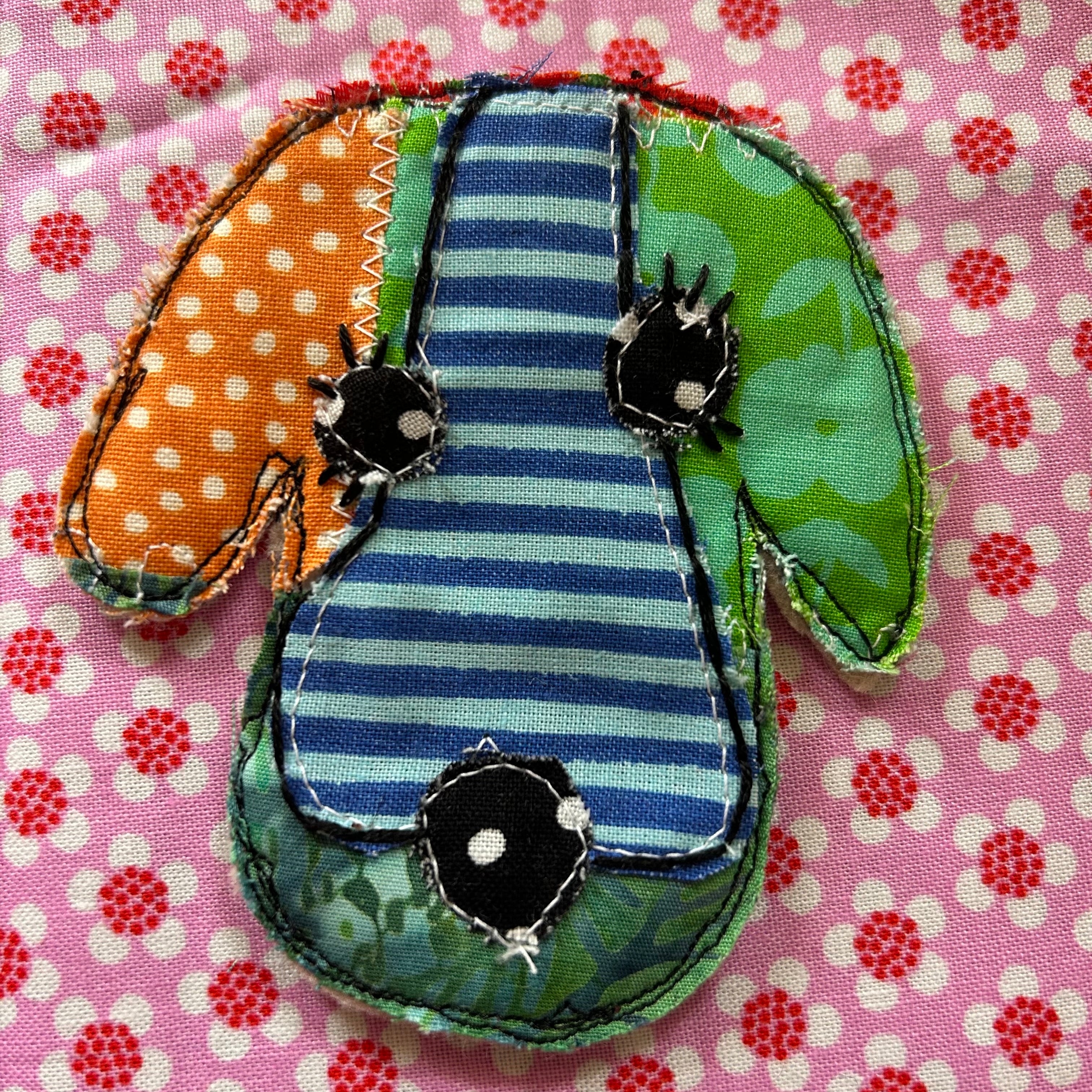 Dog Patchwork Puppy Pins