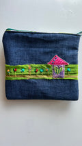 Denim Zipper Pouch