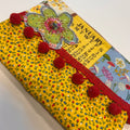 January Yellow Zipper Pouch