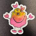 Pink Monster Sticker