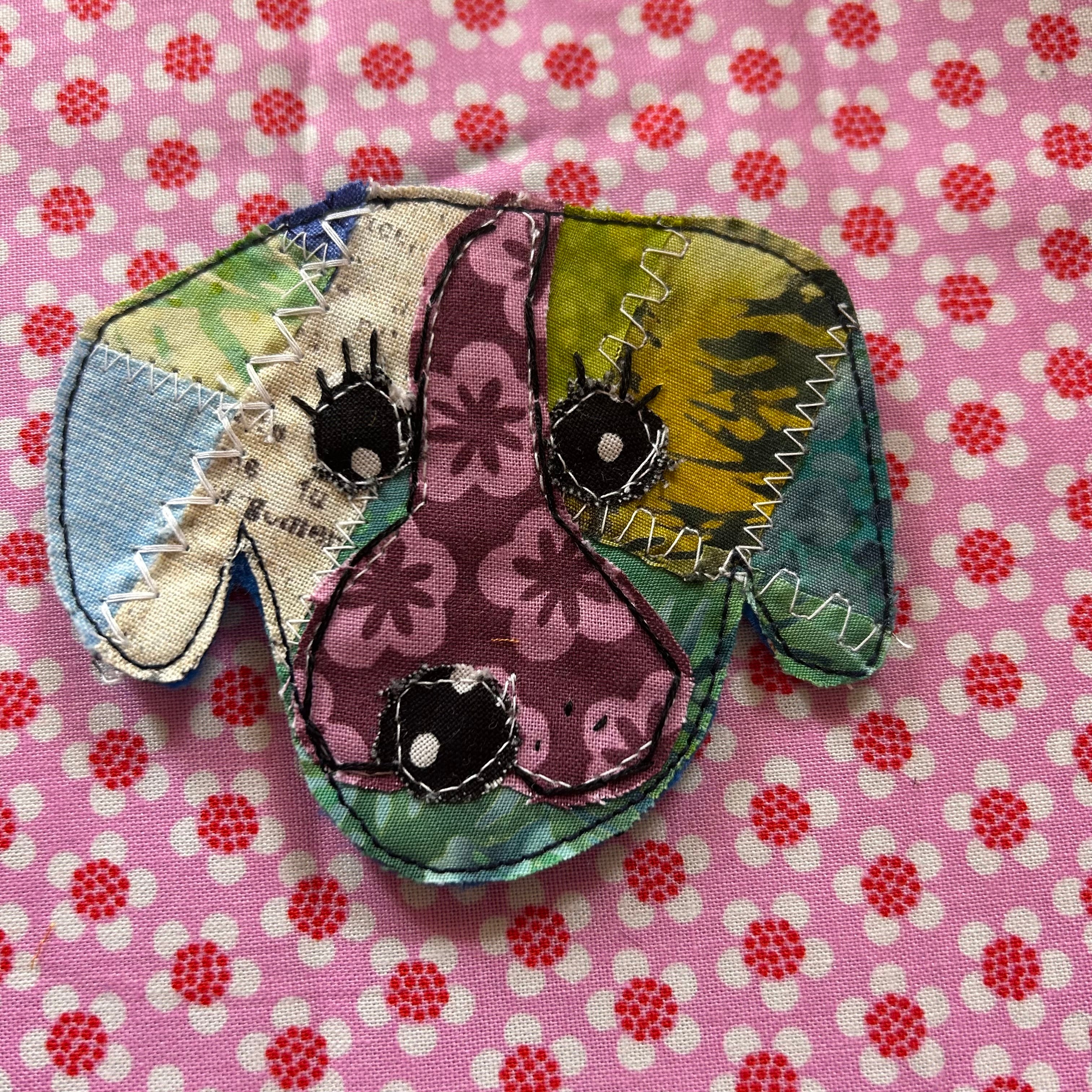 Dog Patchwork Puppy Pins