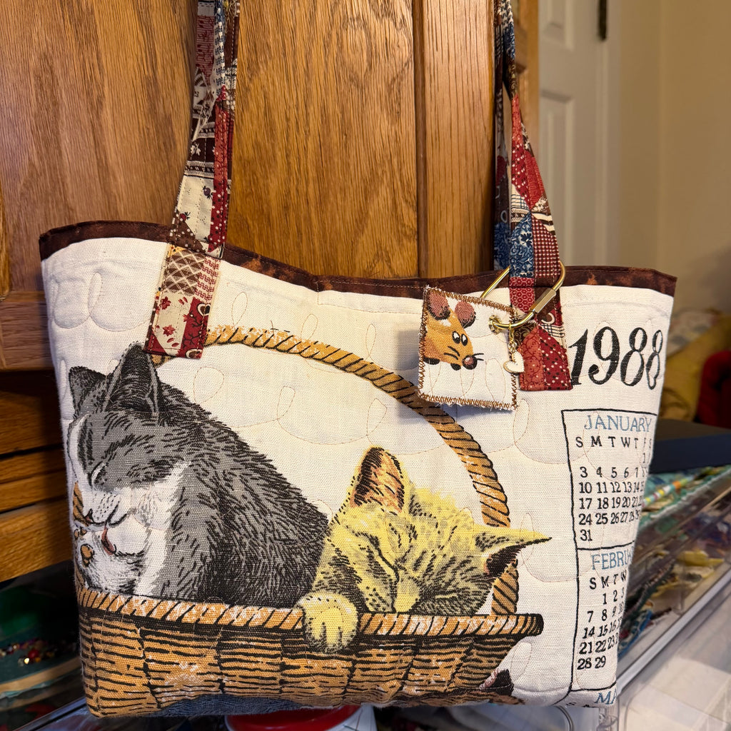 1988 Cat Calendar Purse