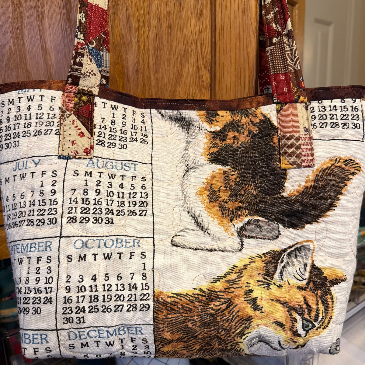 1988 Cat Calendar Purse