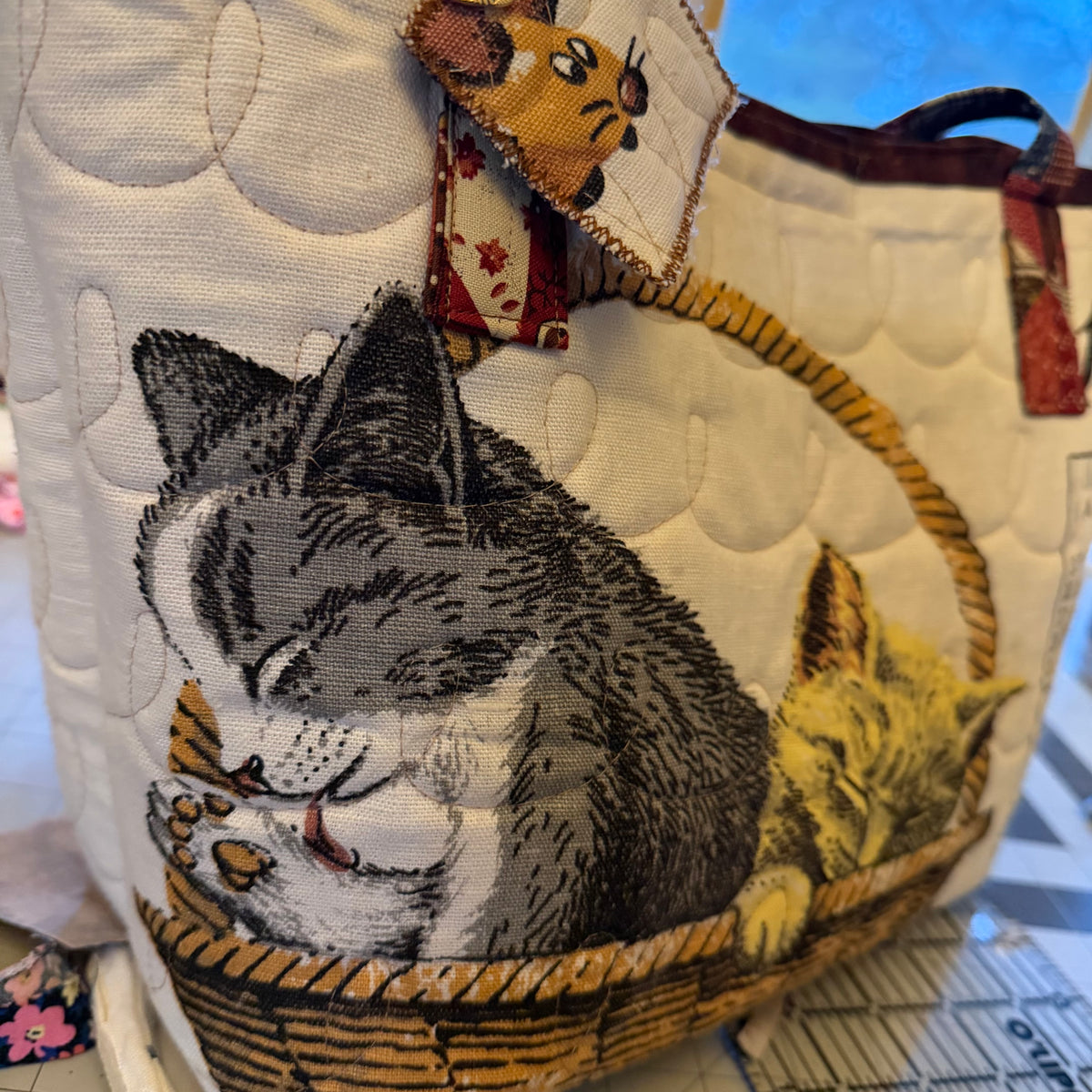 1988 Cat Calendar Purse