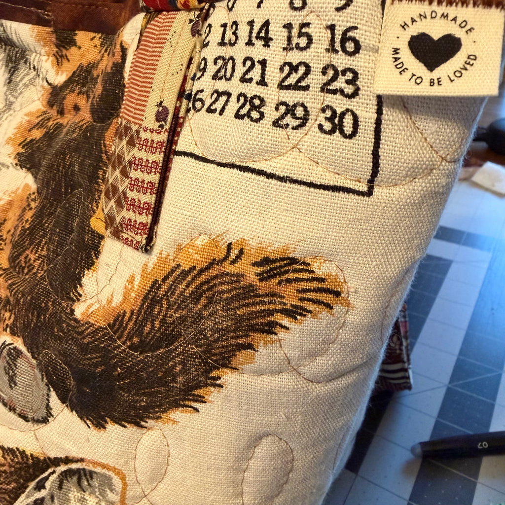 1988 Cat Calendar Purse