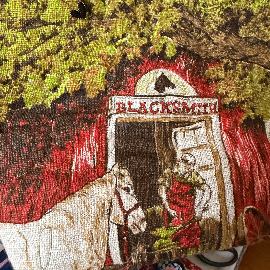 1977 Horse calendar purse