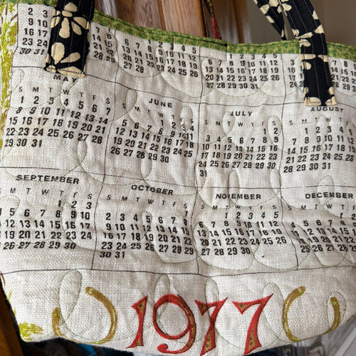 1977 Horse calendar purse