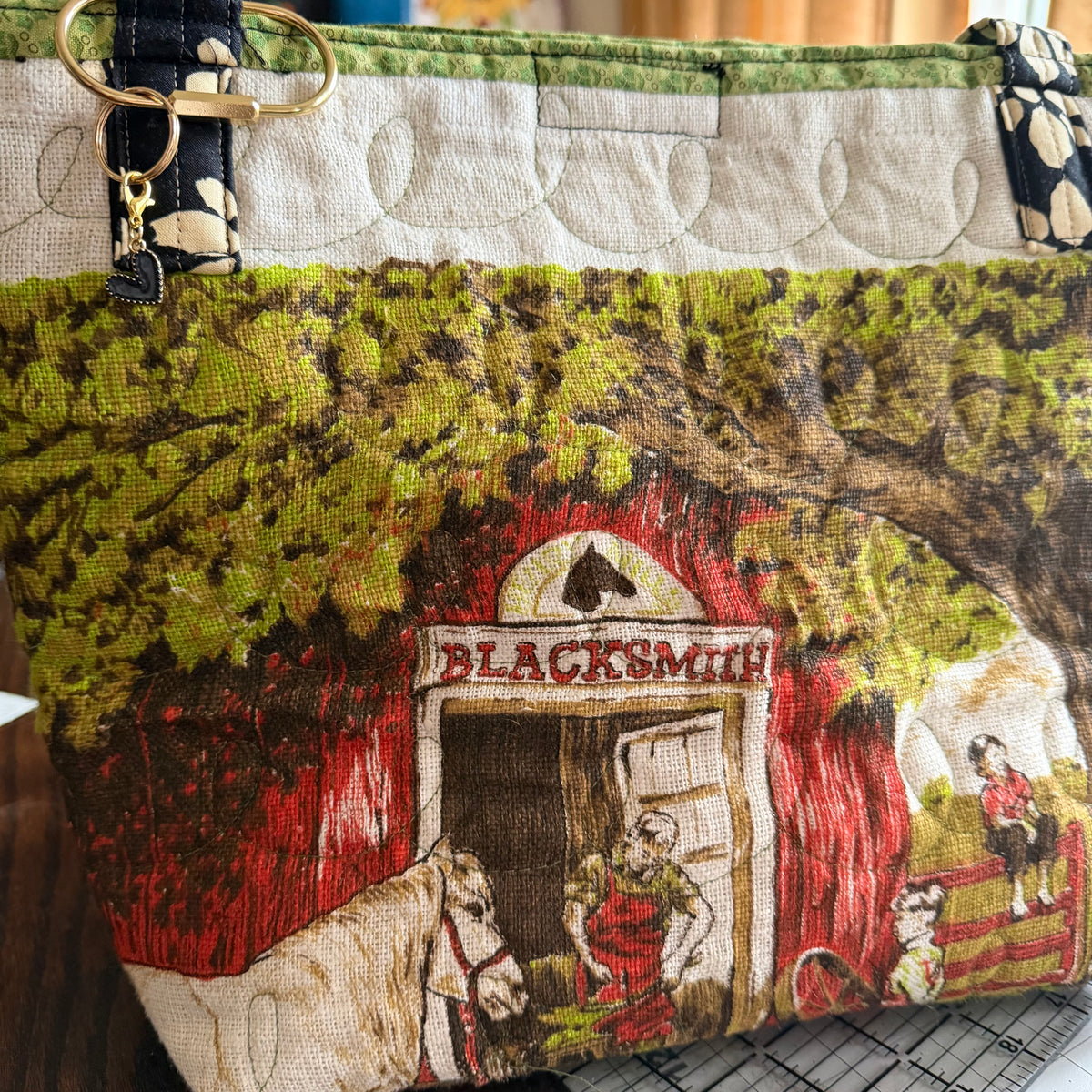1977 Horse calendar purse