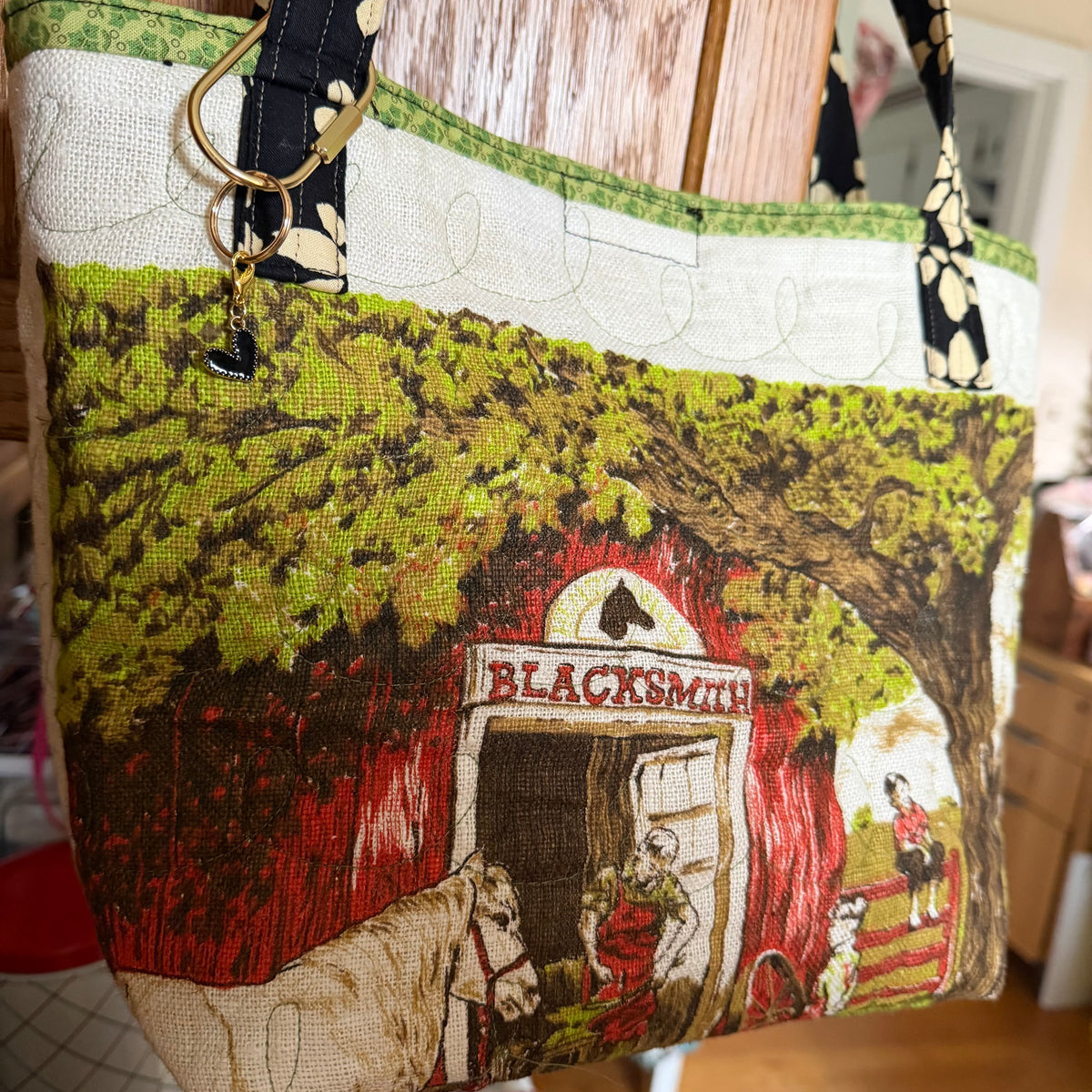 1977 Horse calendar purse