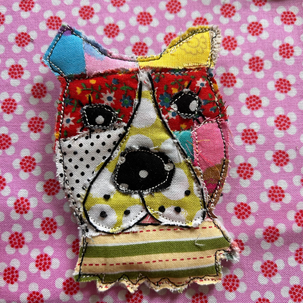 Dog Patchwork Puppy Pins