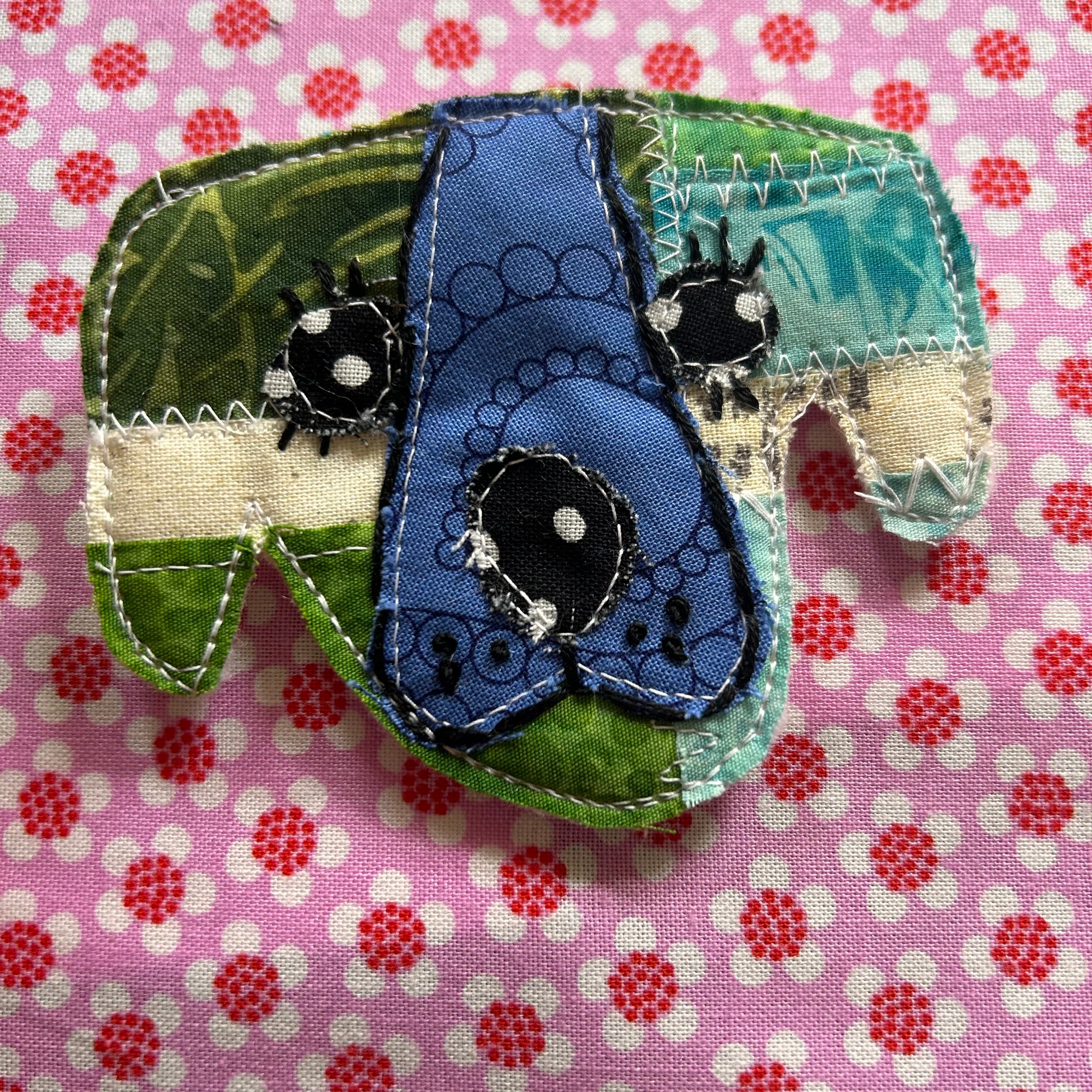 Dog Patchwork Puppy Pins