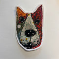 Patchwork Puppy Sticker