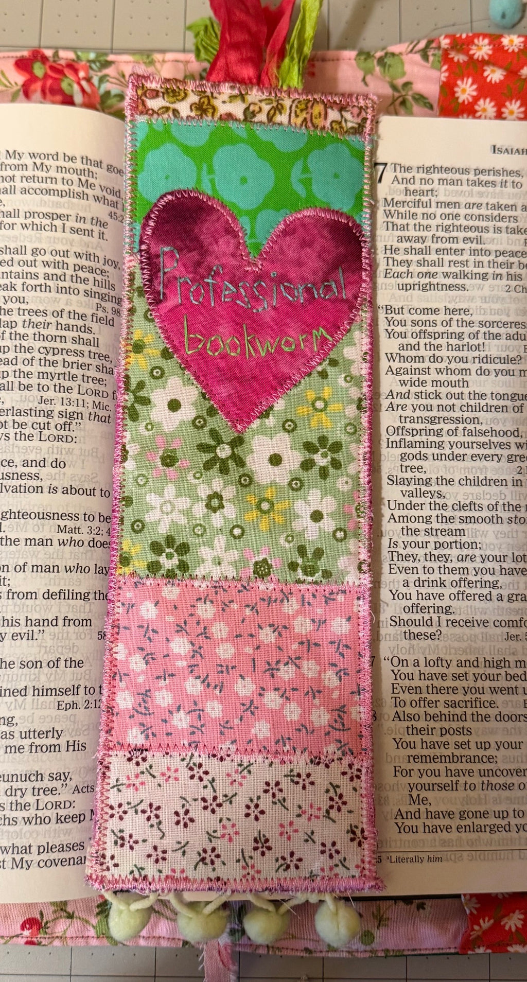 Professional Bookworm Bookmark