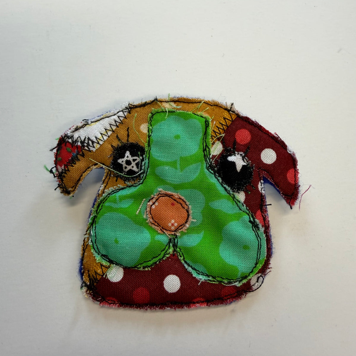 Bear puppy pin